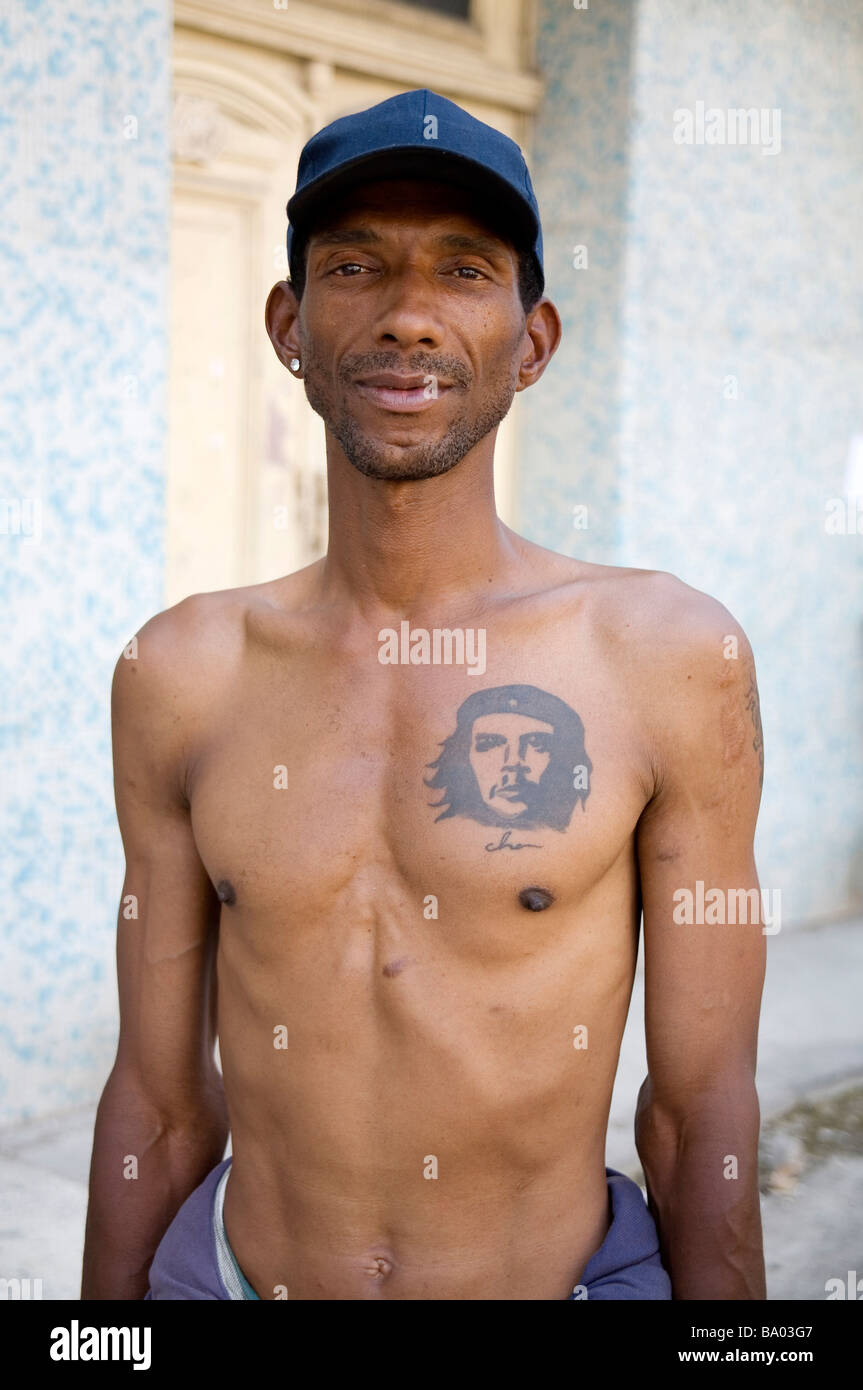 Che Guevara tattoo Stock Photo  Alamy