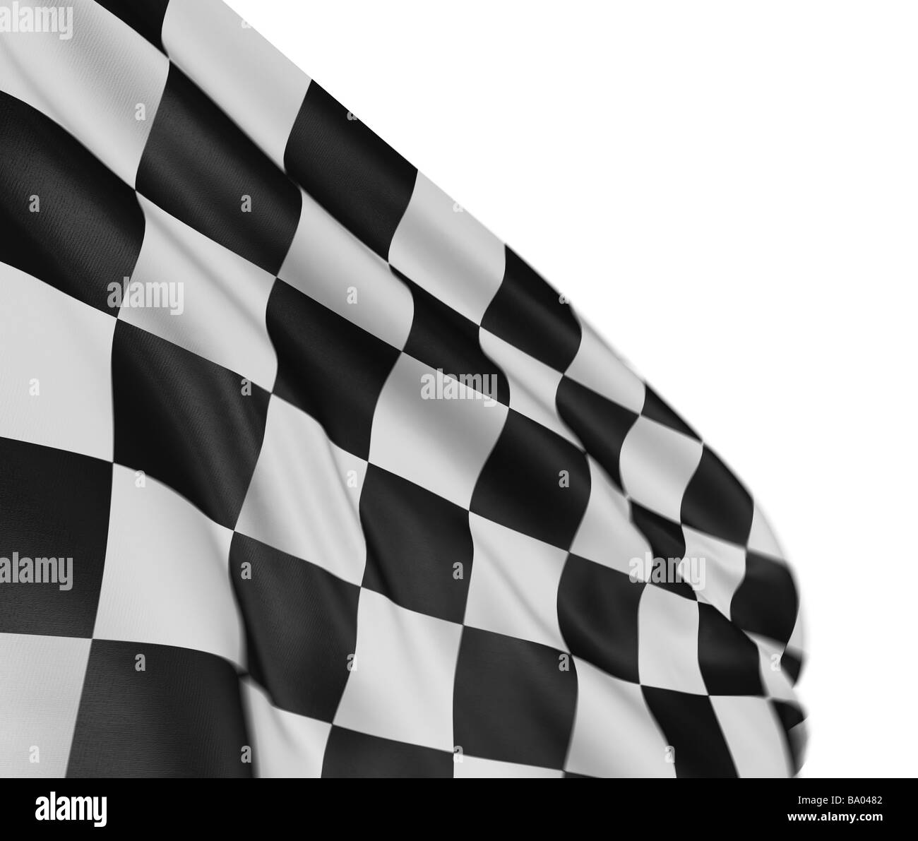 Racing finish line flag Black and White Stock Photos & Images - Alamy
