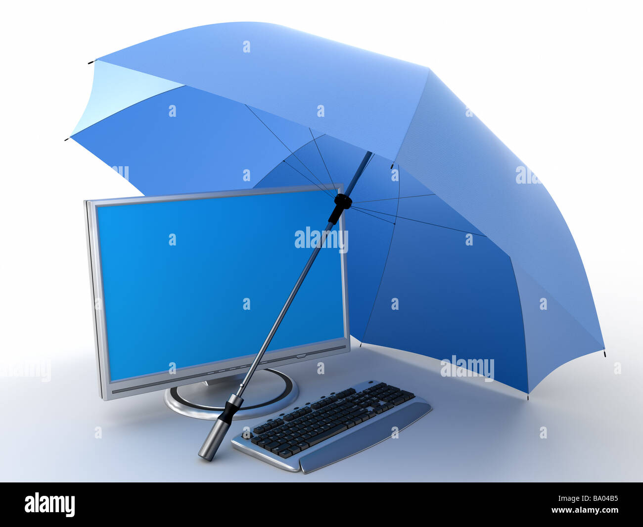 Protection of computer Stock Photo - Alamy