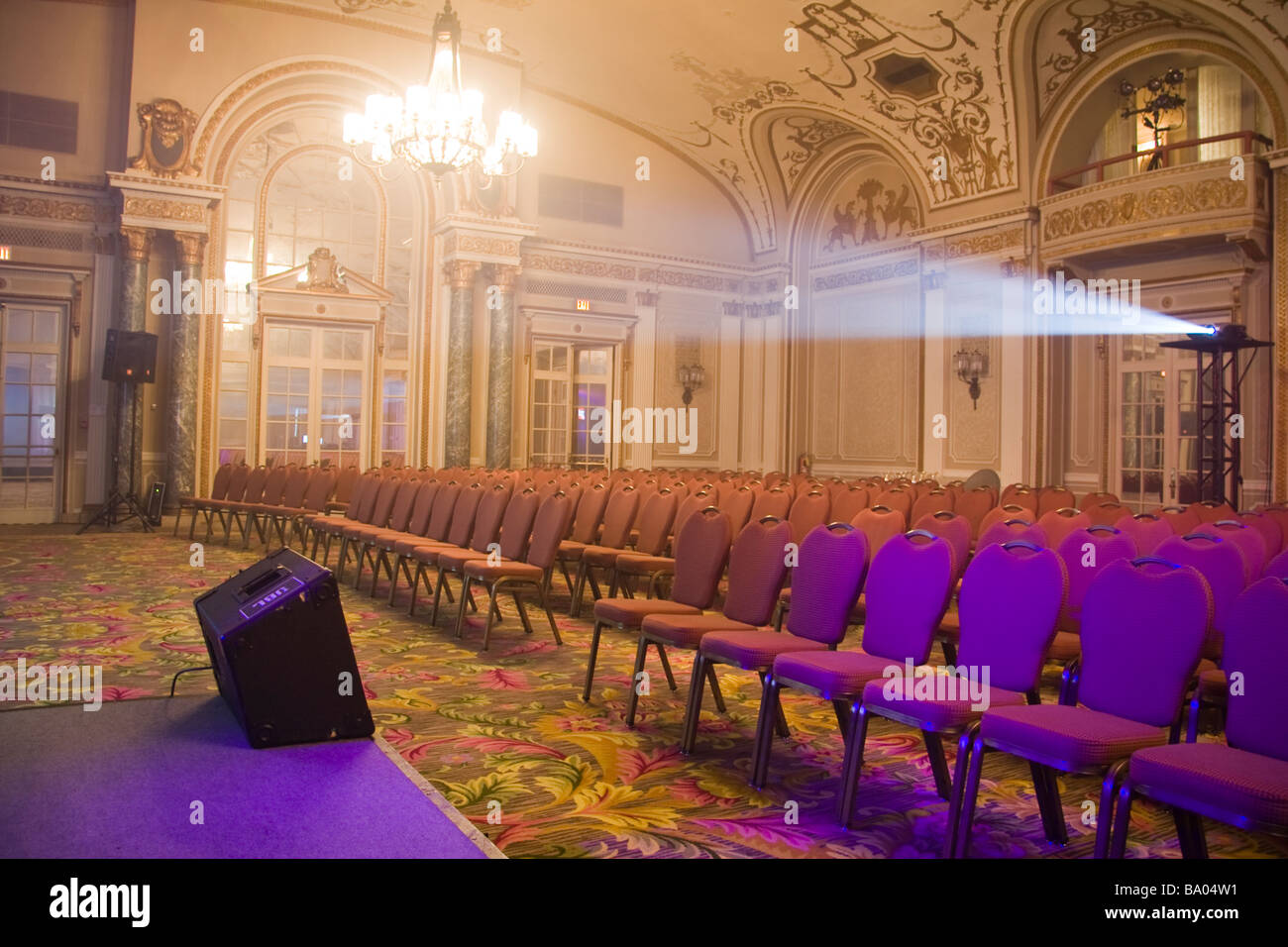 Open Seating at an Auditorium Corporate Event Stock Photo - Alamy
