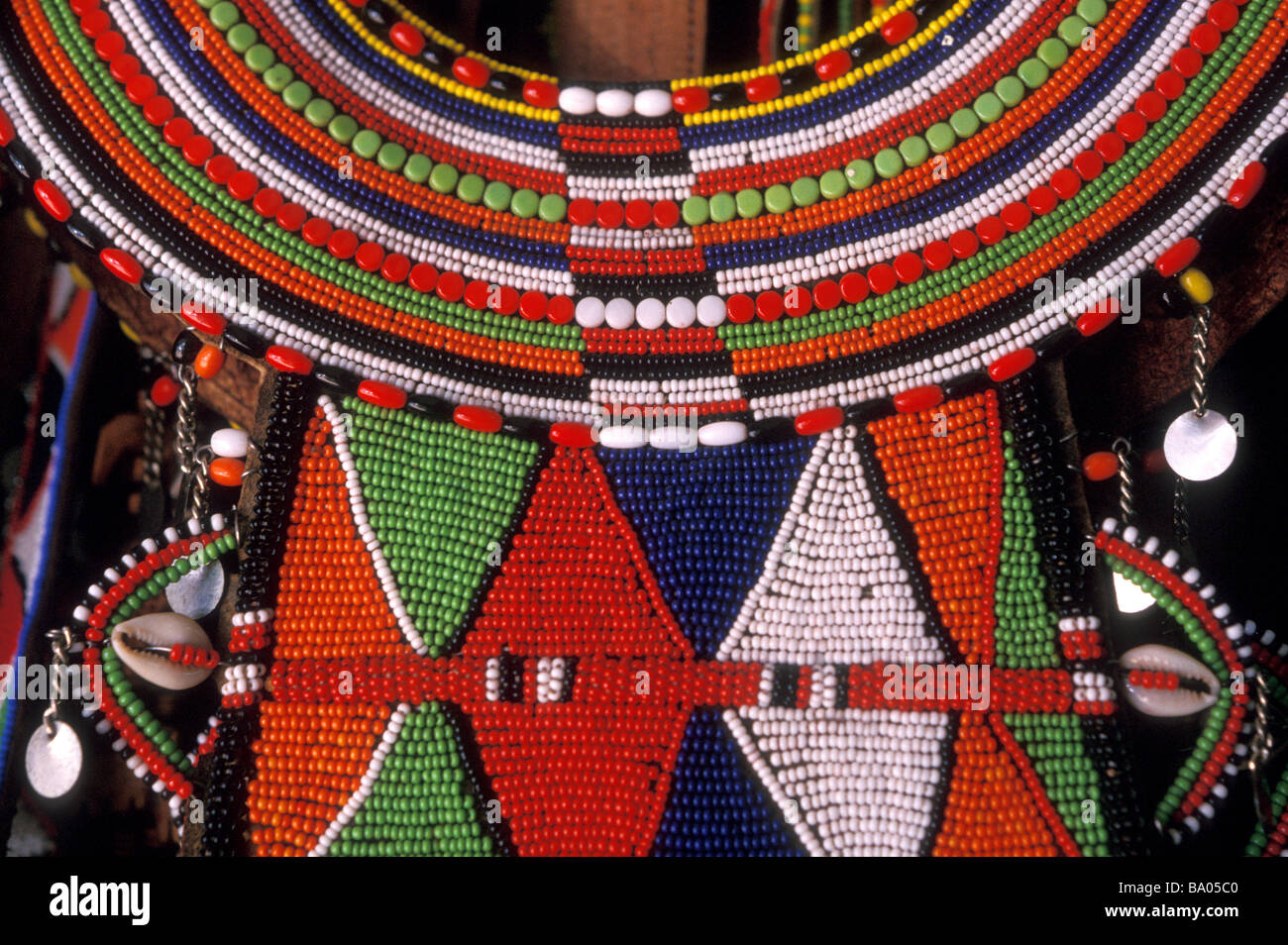 maasai wedding necklace craft shop nairobi kenya Stock Photo Alamy