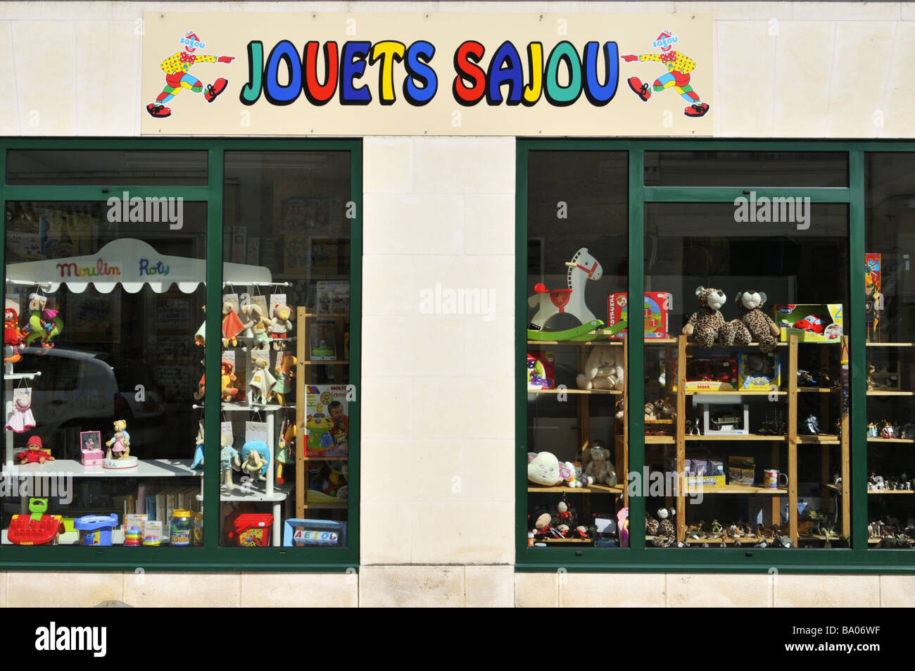 French toy shop Stock Photo