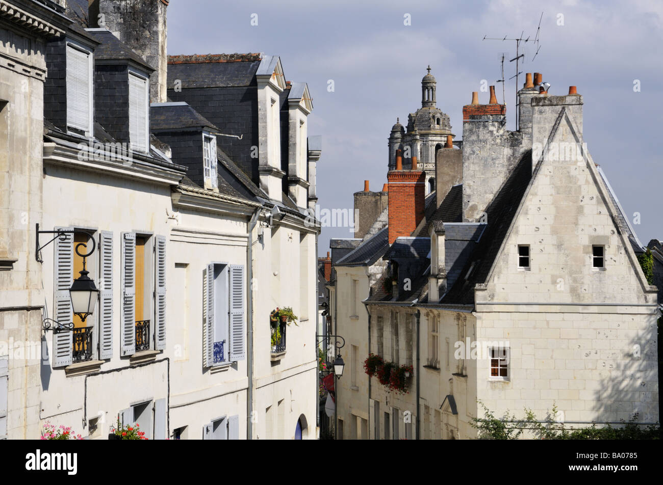 France Indre et Loire Loches Stock Photo