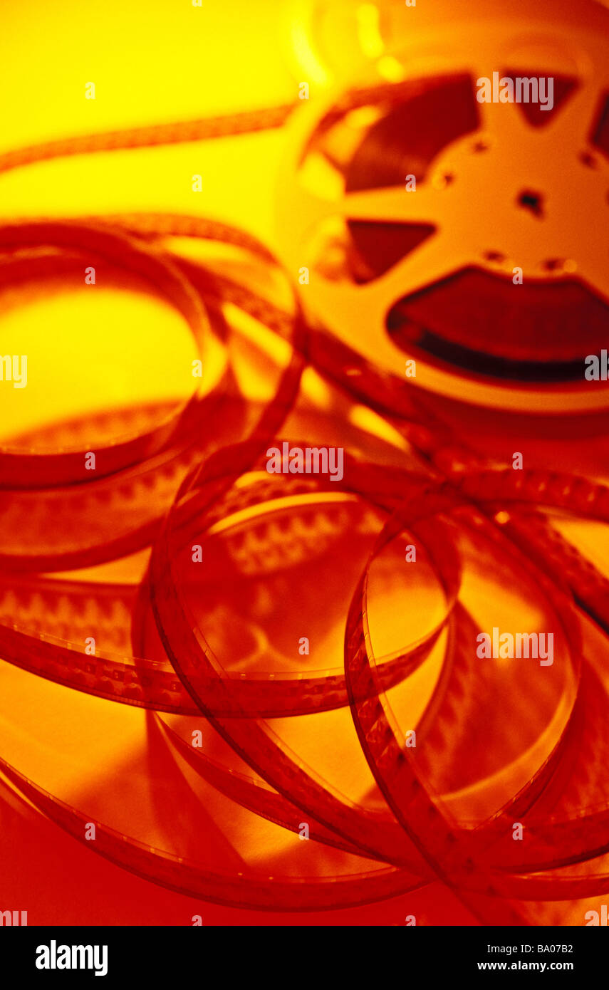 Film reel abstract Stock Photo