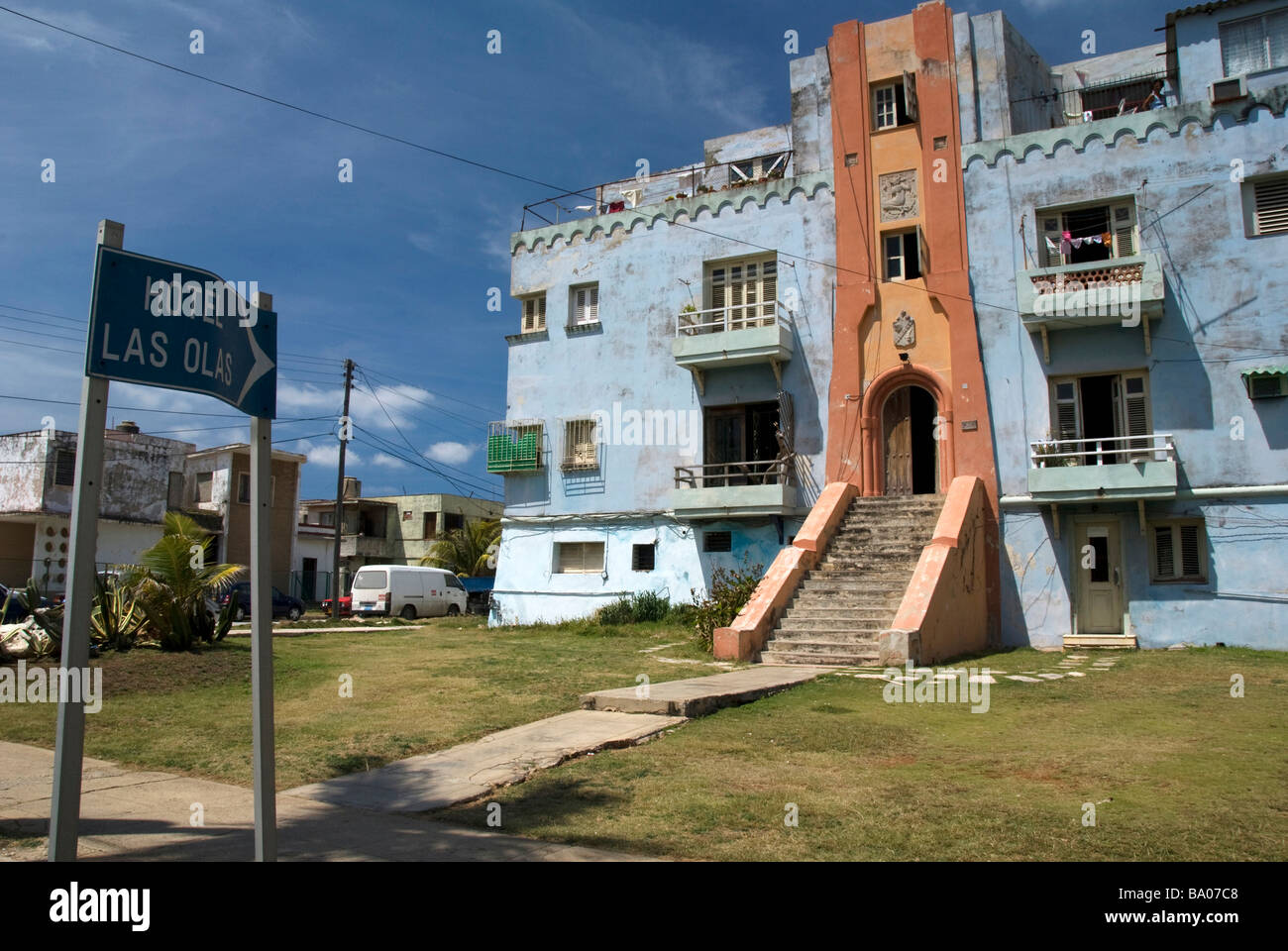 an hotel in Cuba, poverty Stock Photo