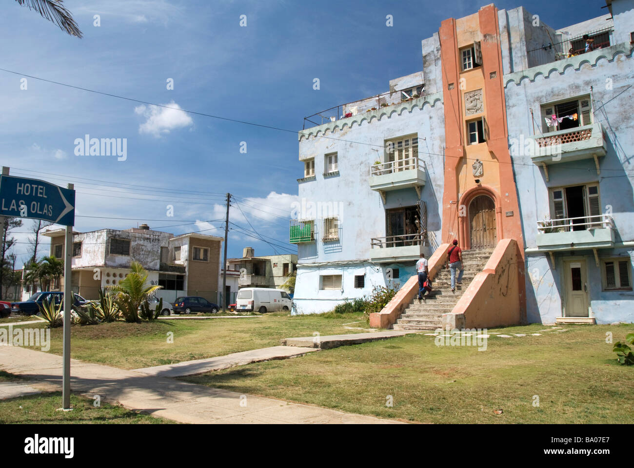 an hotel in Cuba, poverty Stock Photo