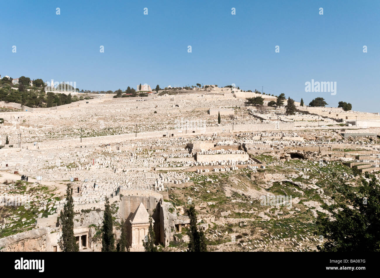The Mount of Olives, Jerusalem, Israel Stock Photo