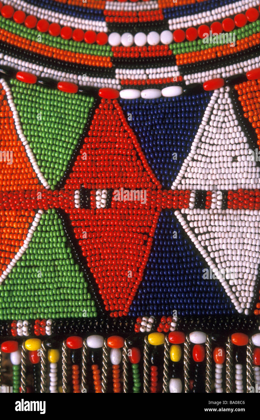 maasai wedding necklace craft shop nairobi kenya Stock Photo Alamy