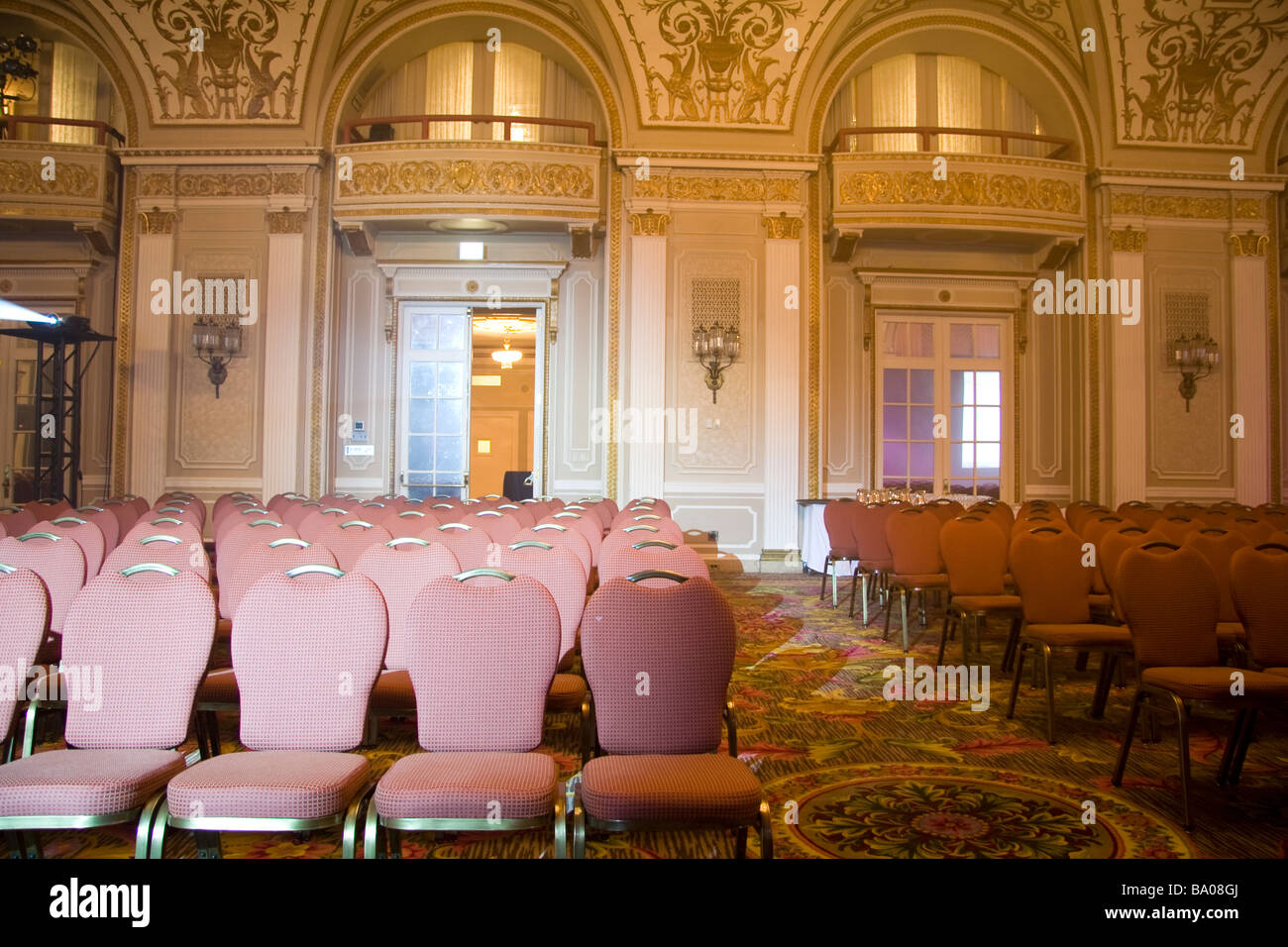 Open Seating at an Auditorium Corporate Event Stock Photo - Alamy
