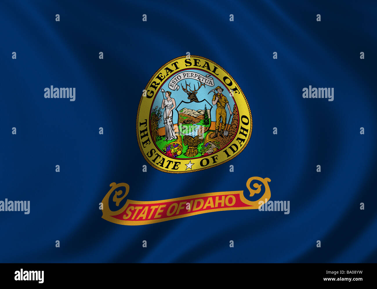 State flag of Idaho Stock Photo Alamy