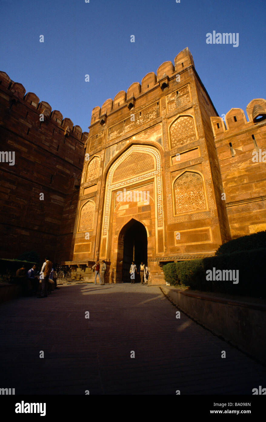 Agra India Fort Stock Photo