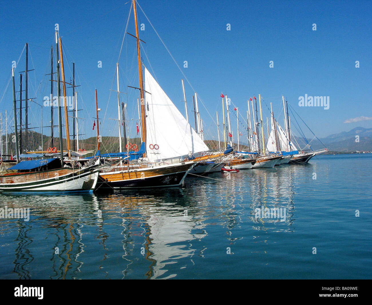 Fethiye Harbour, Turkey Stock Photo - Alamy