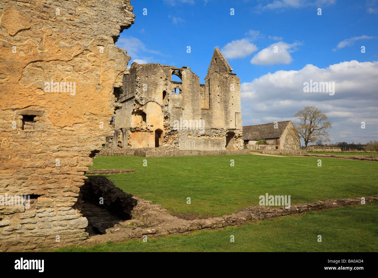 Cotswolds Oxfordshire Minster Lovell Hall built by Lord William Lovell in the 1440 s Last