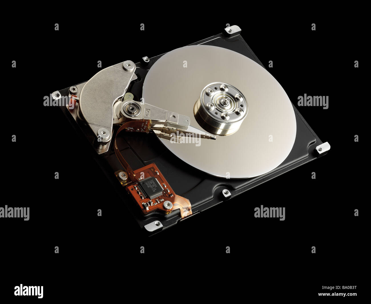 computer hard drive showing disc Stock Photo Alamy