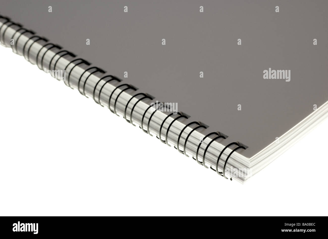 Notebook spiral binding landscape, Blank