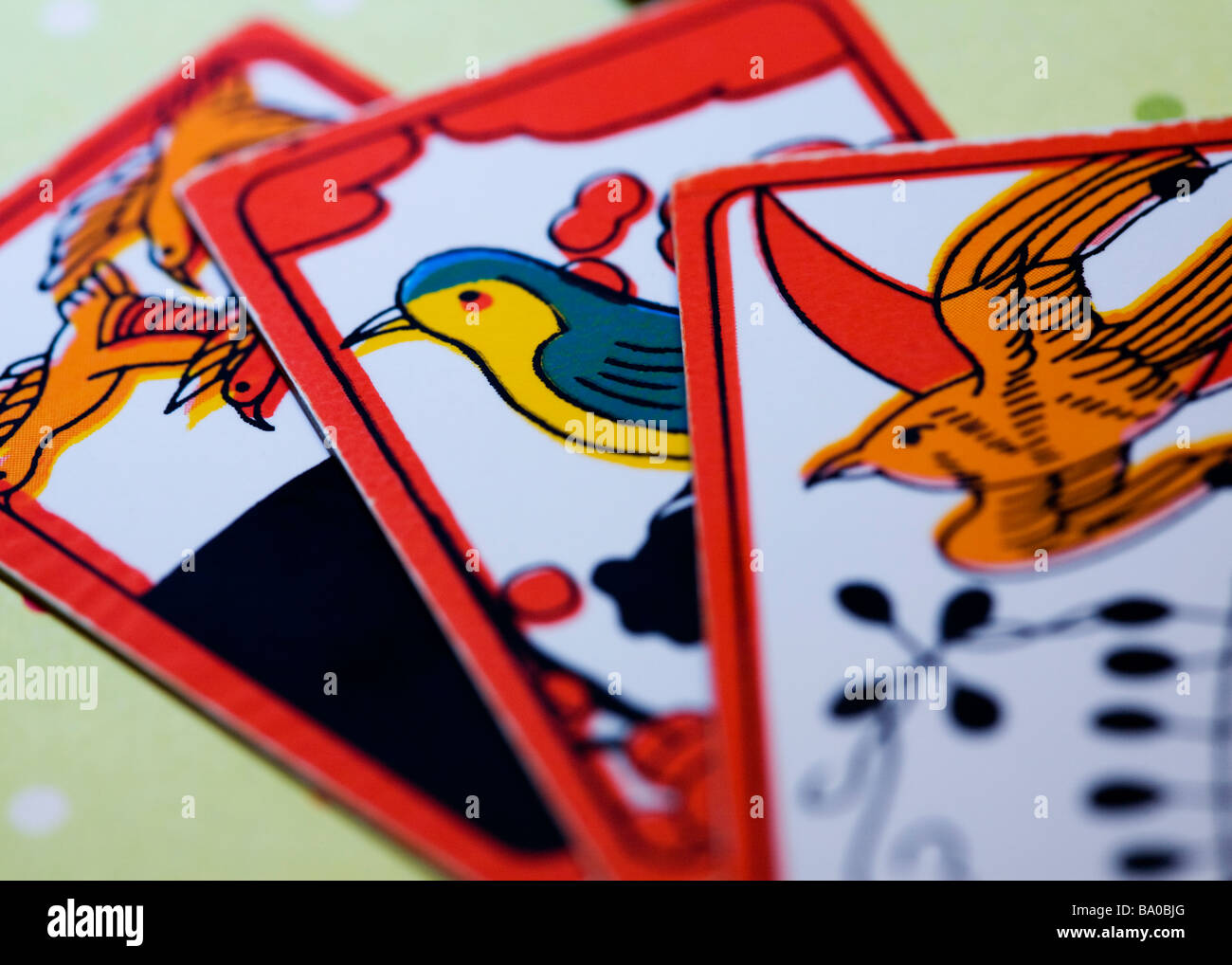 Korean playing cards (Hwatu Stock Photo Alamy