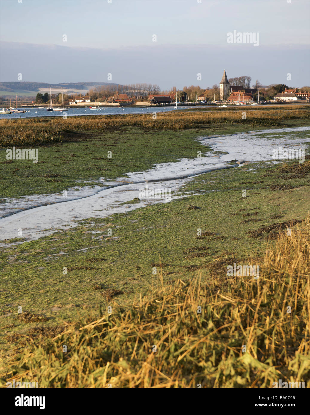 View across Bosham Harbour no.1, Chichester Harbour, West Sussex, UK Stock Photo