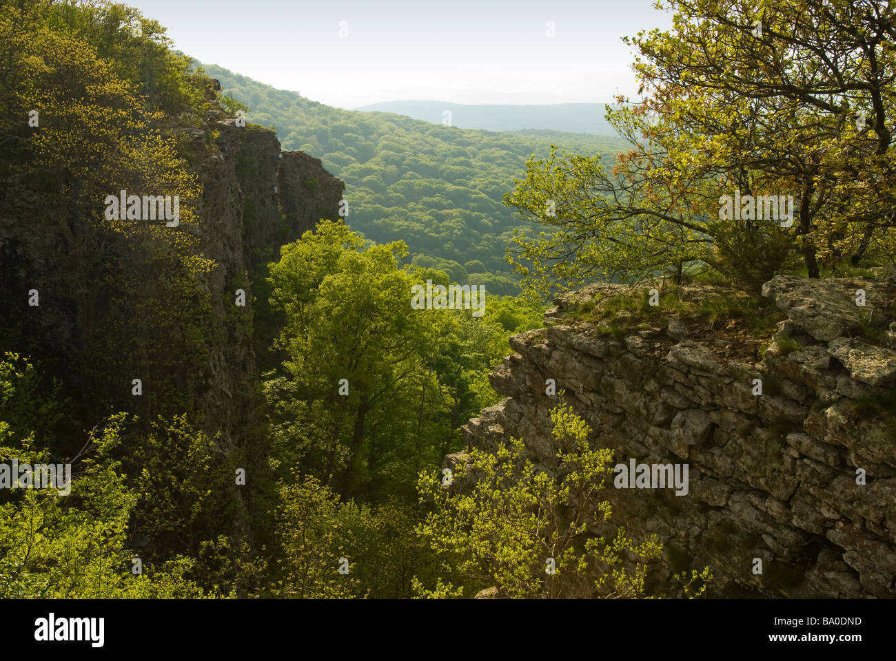 Mount Magazine State Park in the Ozark Mountains of Logan County, Arkansas. Stock Photo