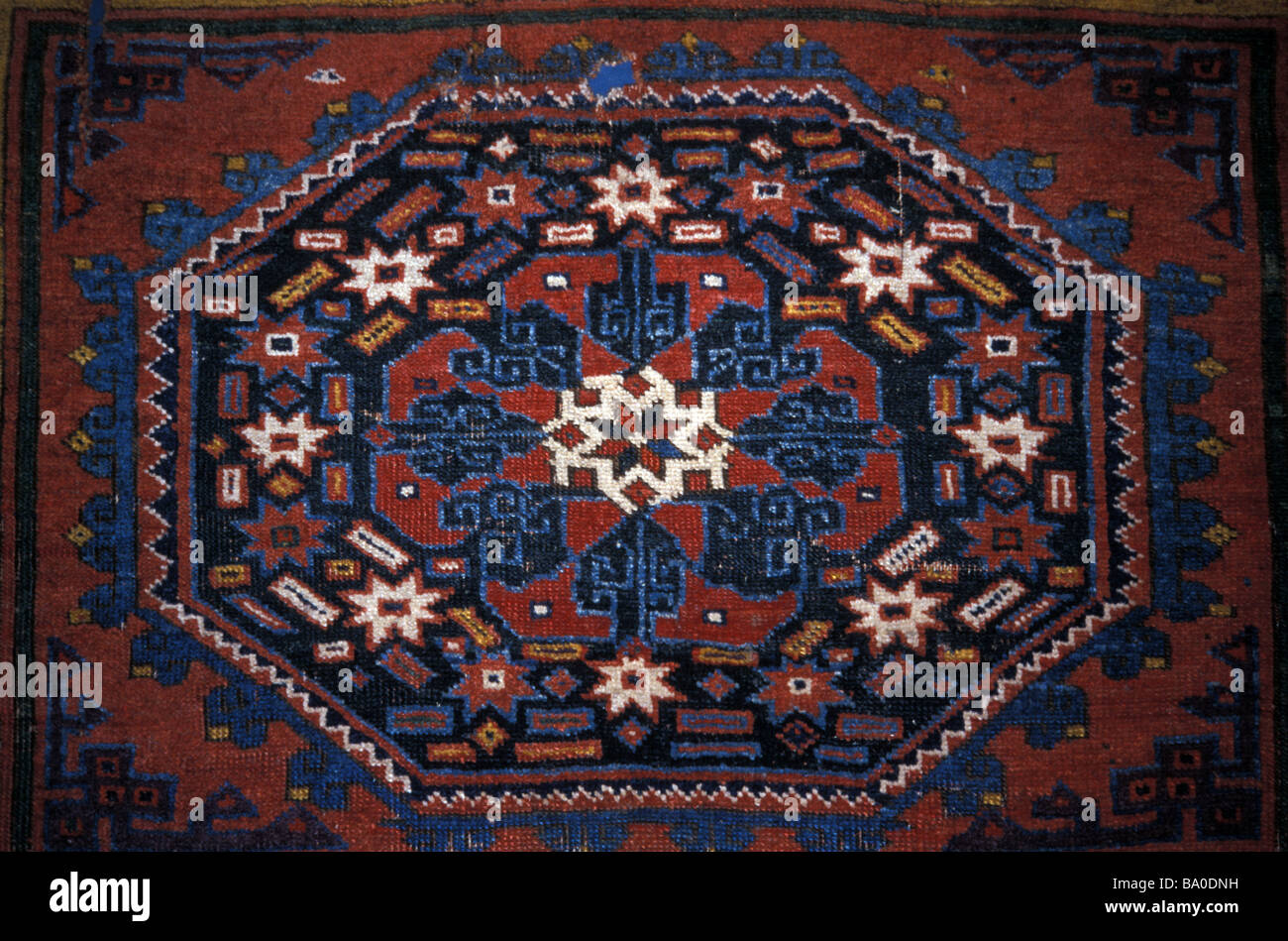 carpet detail Islamic Art Museum Istanbul Turkey Stock Photo