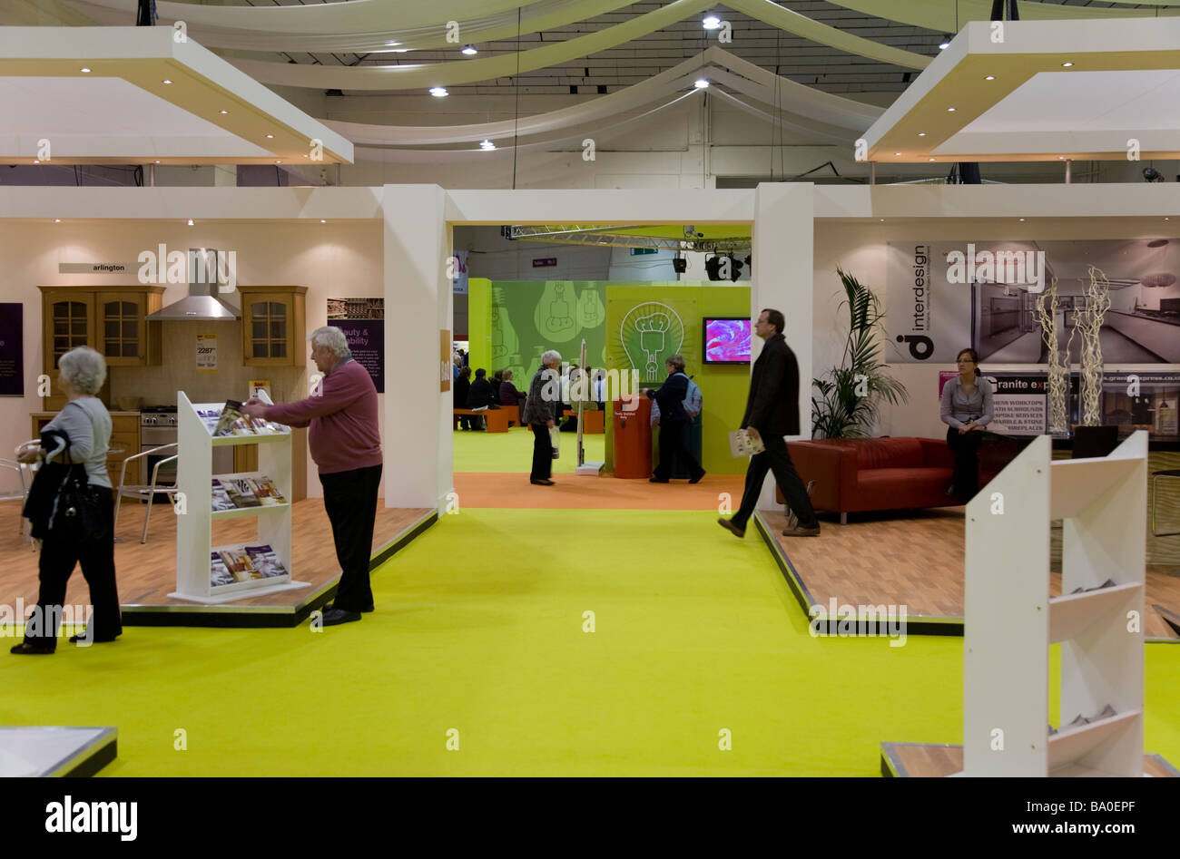 The Ideal Home Show Exhibition, Earls Court. London. Stock Photo