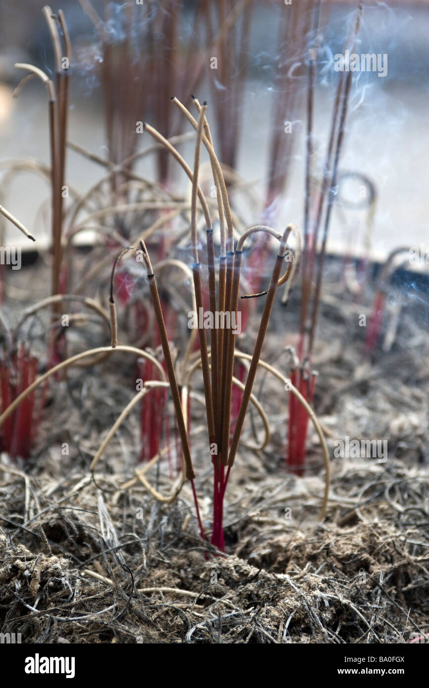 Joss Incense sticks Stock Photo Alamy