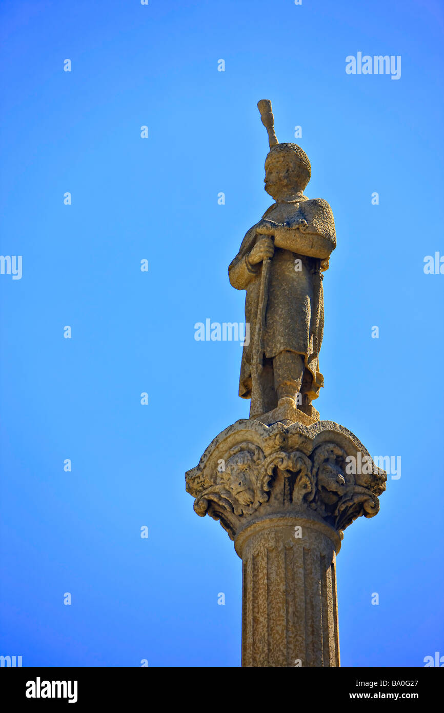 Monument in honour of all who served with the Royal Winnipeg Rifles - first erected in 1886 at the City Hall. Stock Photo