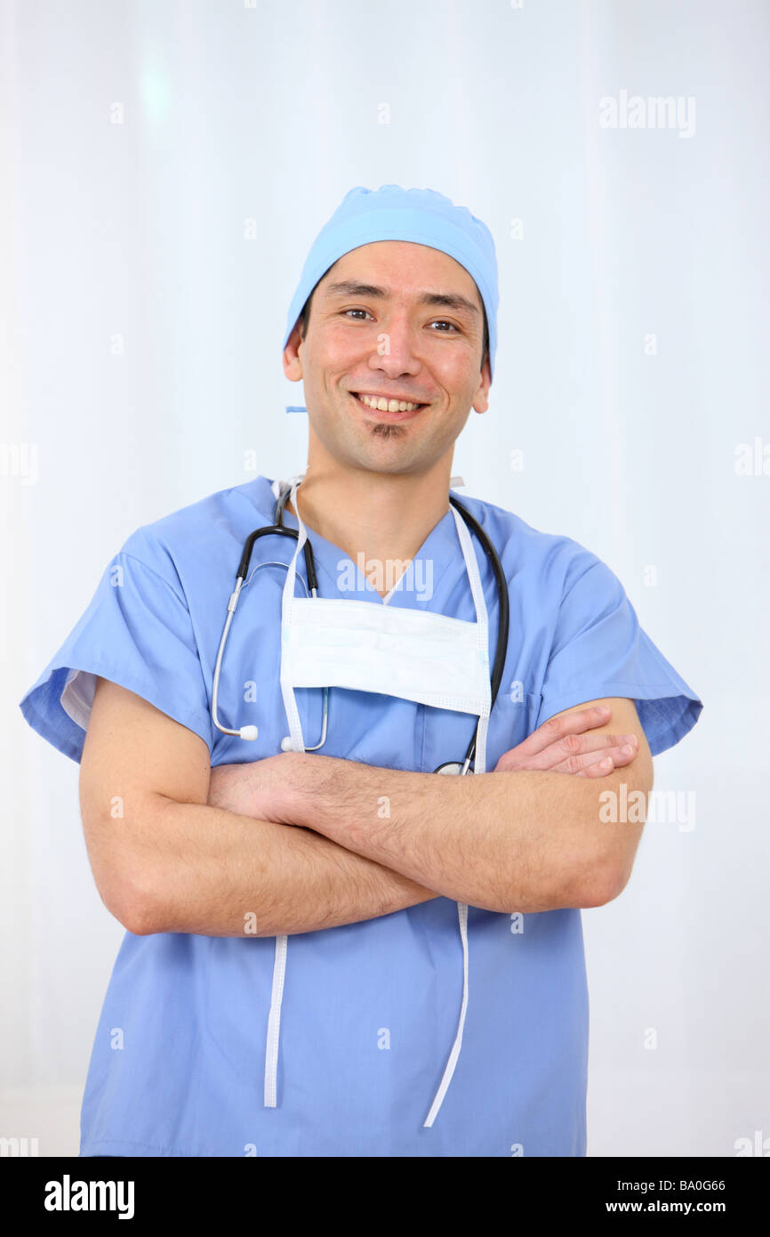 Portrait of surgeon Stock Photo