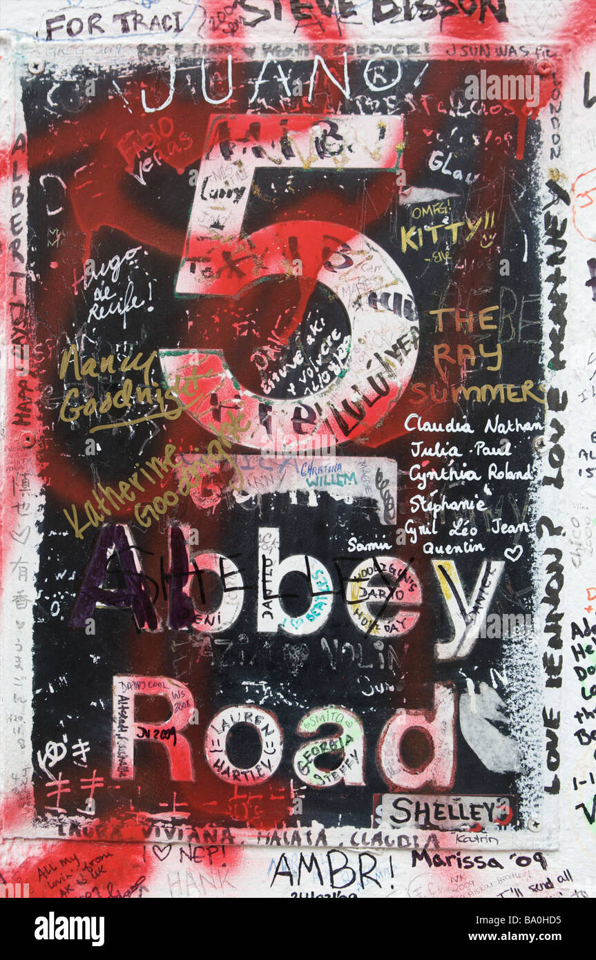 Abbey Road studios the place where the beatles recorded and also the