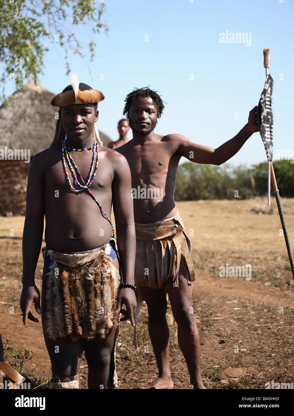 Zulu Tribesman Stock Photo