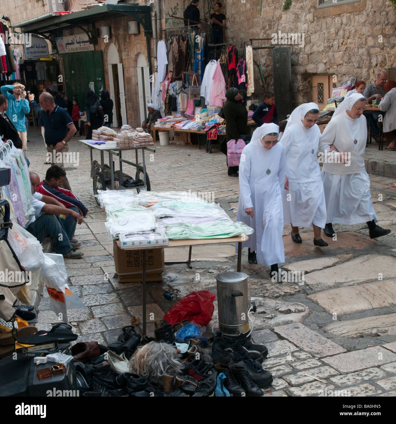 Israel Jerusalem Old City Via Dolorosa Procession Stock Photo - Alamy