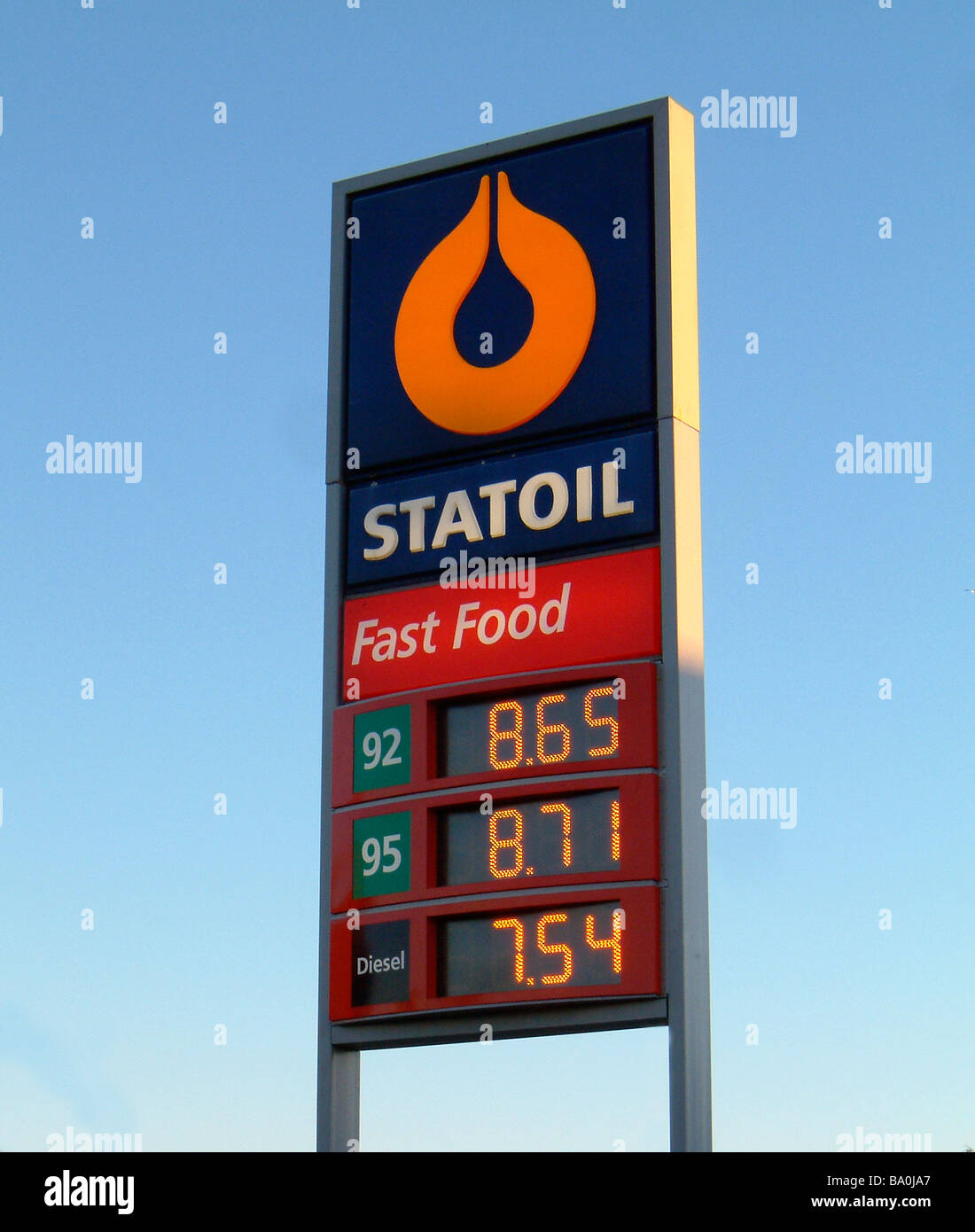 Petrol price norway hi-res stock photography and images - Alamy