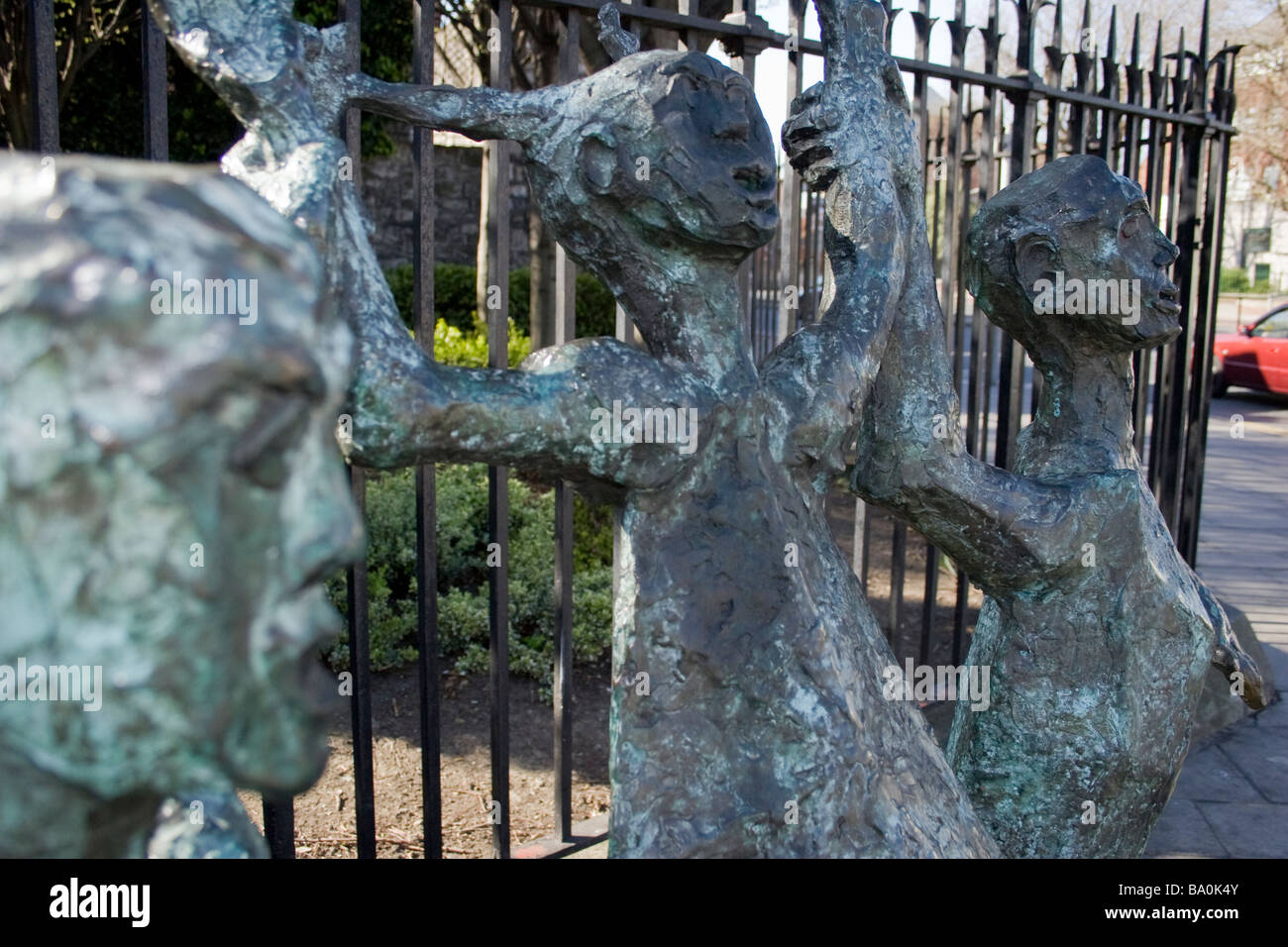 Statue in Dublin, Ireland Stock Photo Alamy