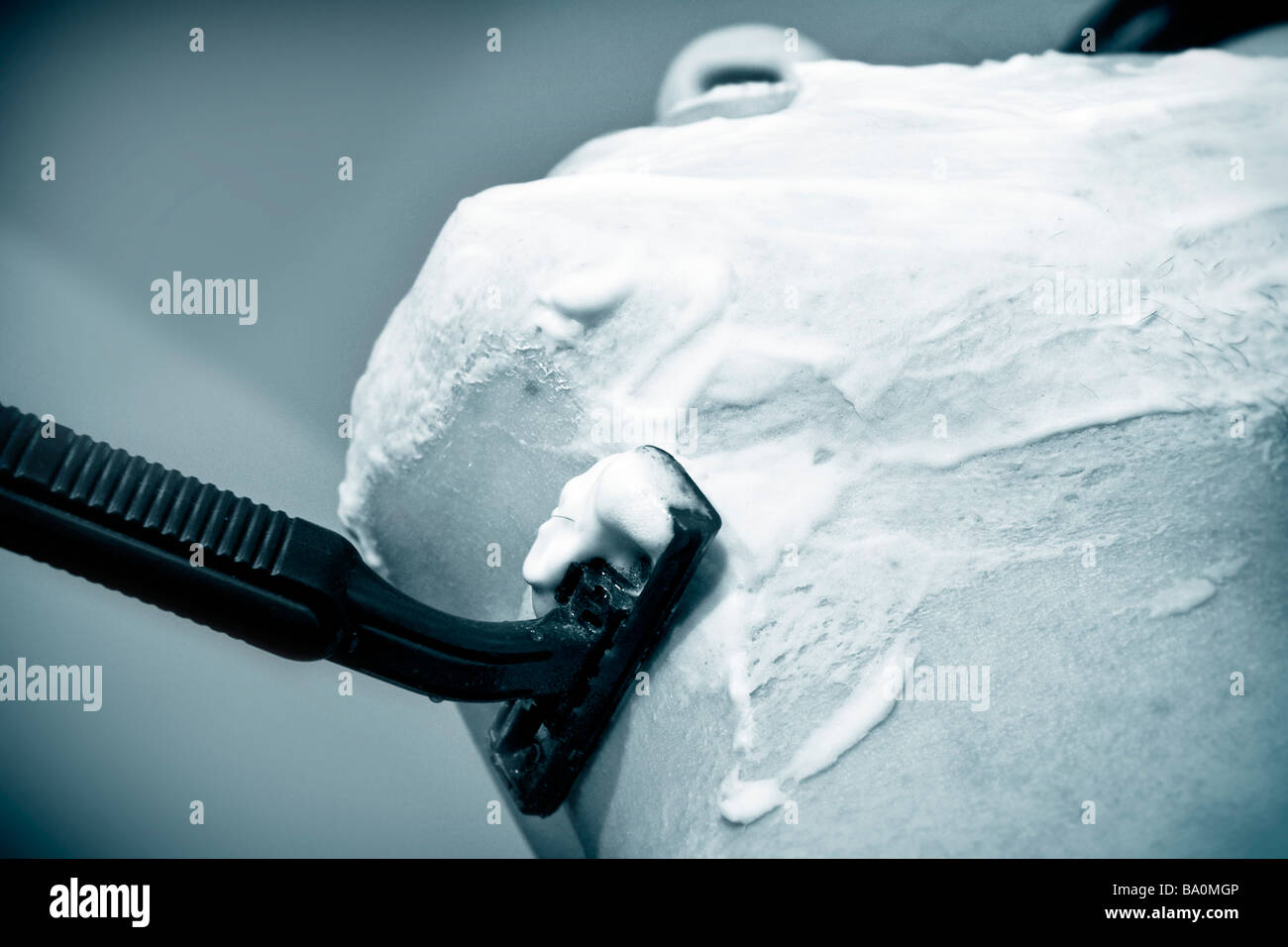 Beard shave shaving foam Stock Photo - Alamy