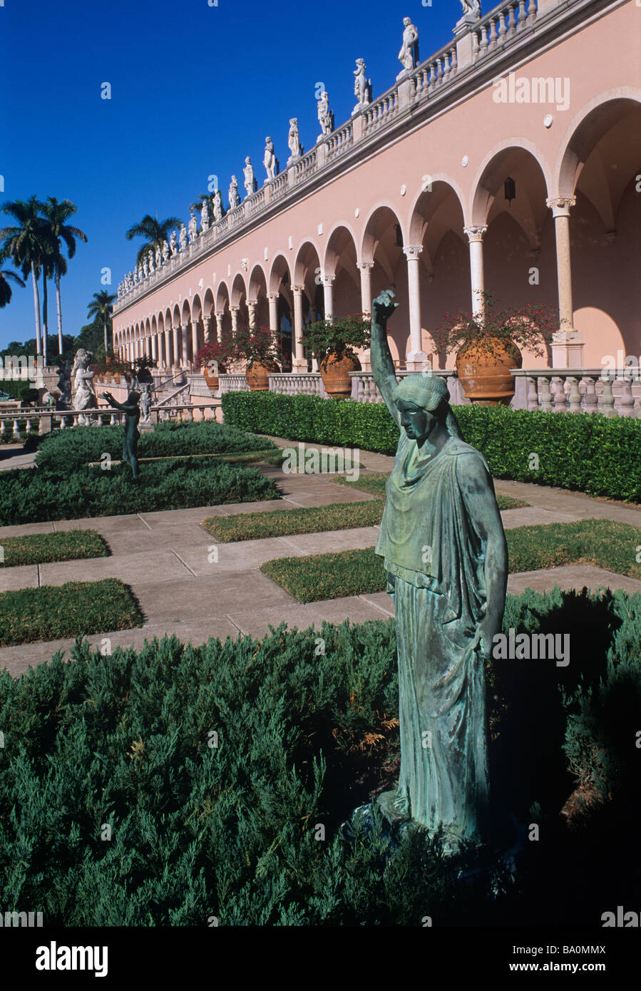 The Sculpture Garden at the John Mable Ringling Museum of Art in