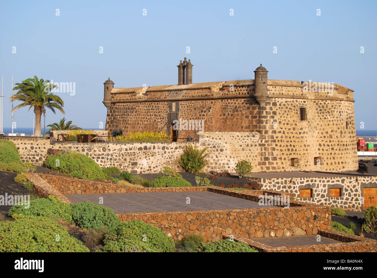 Castillo de San Jose, Arrecife, Lanzarote, Canary Islands, Spain Stock Photo