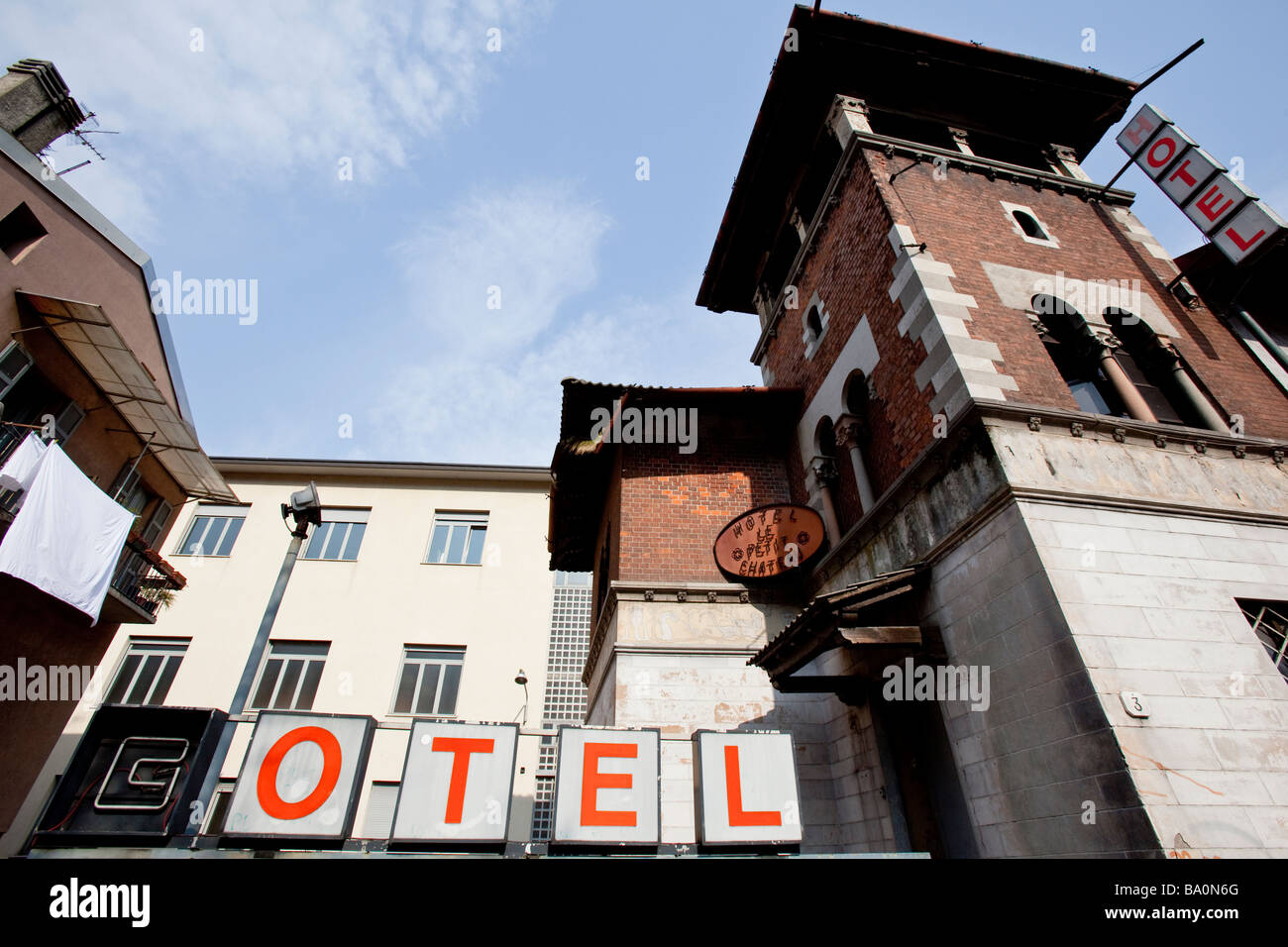 Old run down hotel in hi-res stock photography and images - Alamy