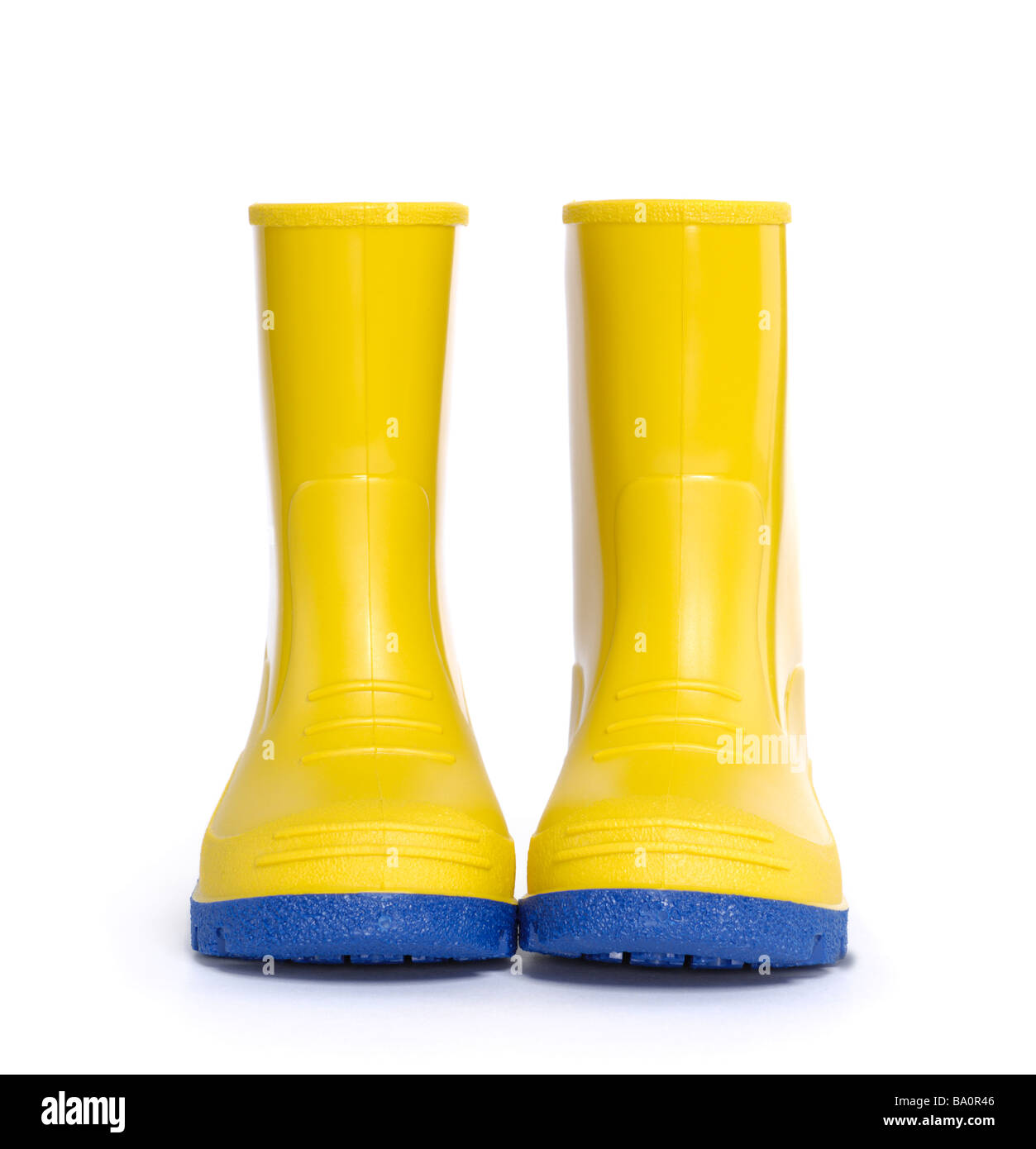 Yellow rubber boots Stock Photo Alamy