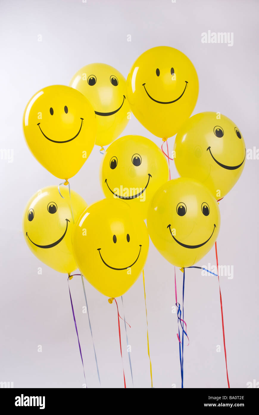 Smily faces baloons Stock Photo