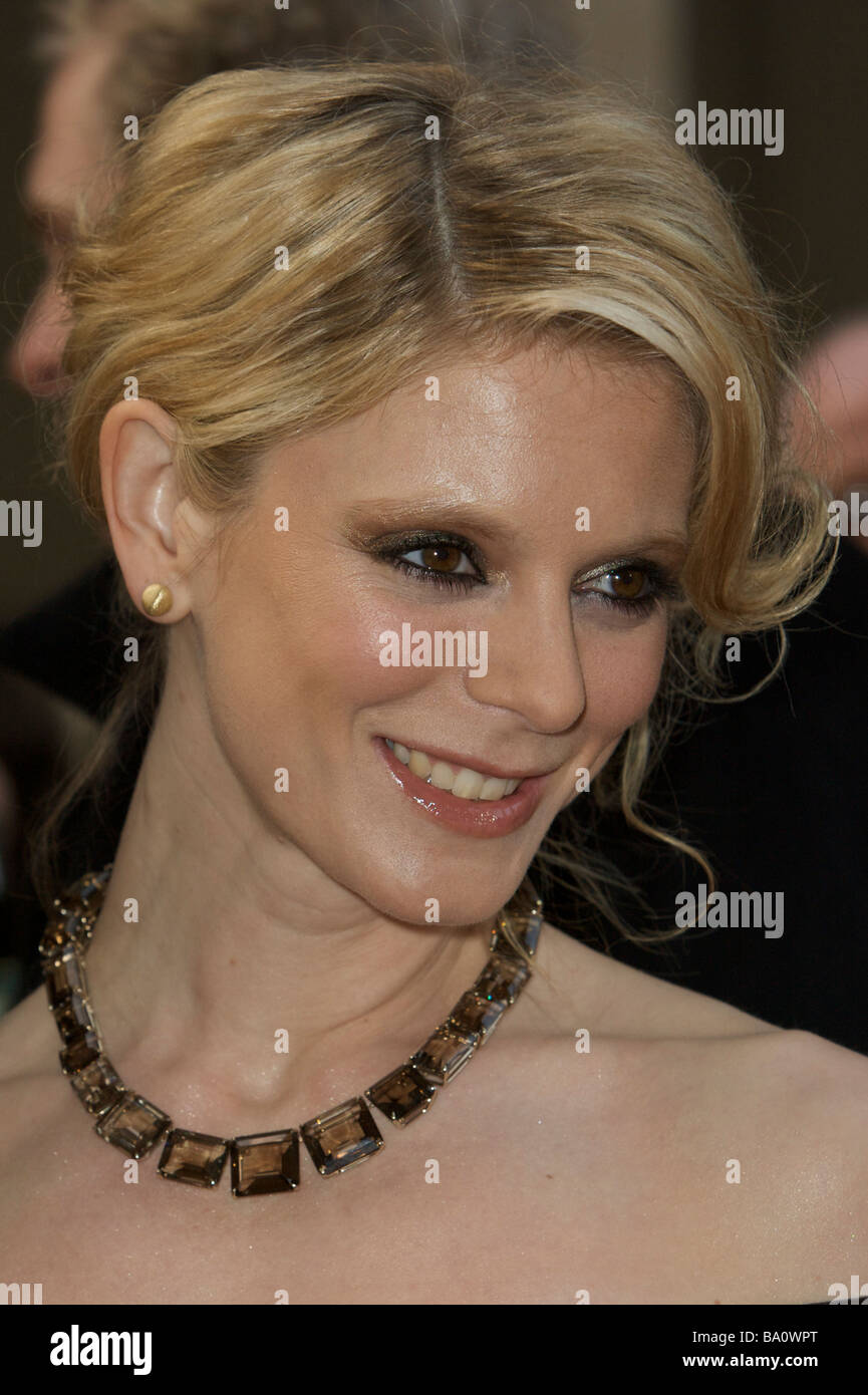LONDON 3 April Pic shows Emilia Fox Attending the Galaxy Book Awards Grosvenor House London 3rd of April 2009 Stock Photo