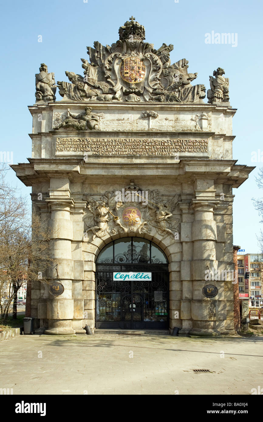 The Port Gate, Szczecin, Poland Stock Photo
