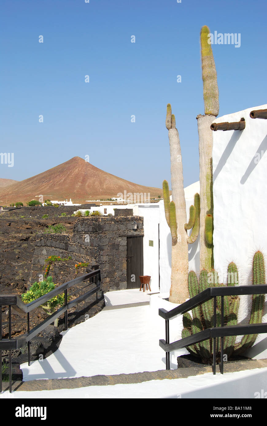 Fundacion Cesar Manrique, Taro de Tahiche, Lanzarote, Canary Islands, Spain Stock Photo