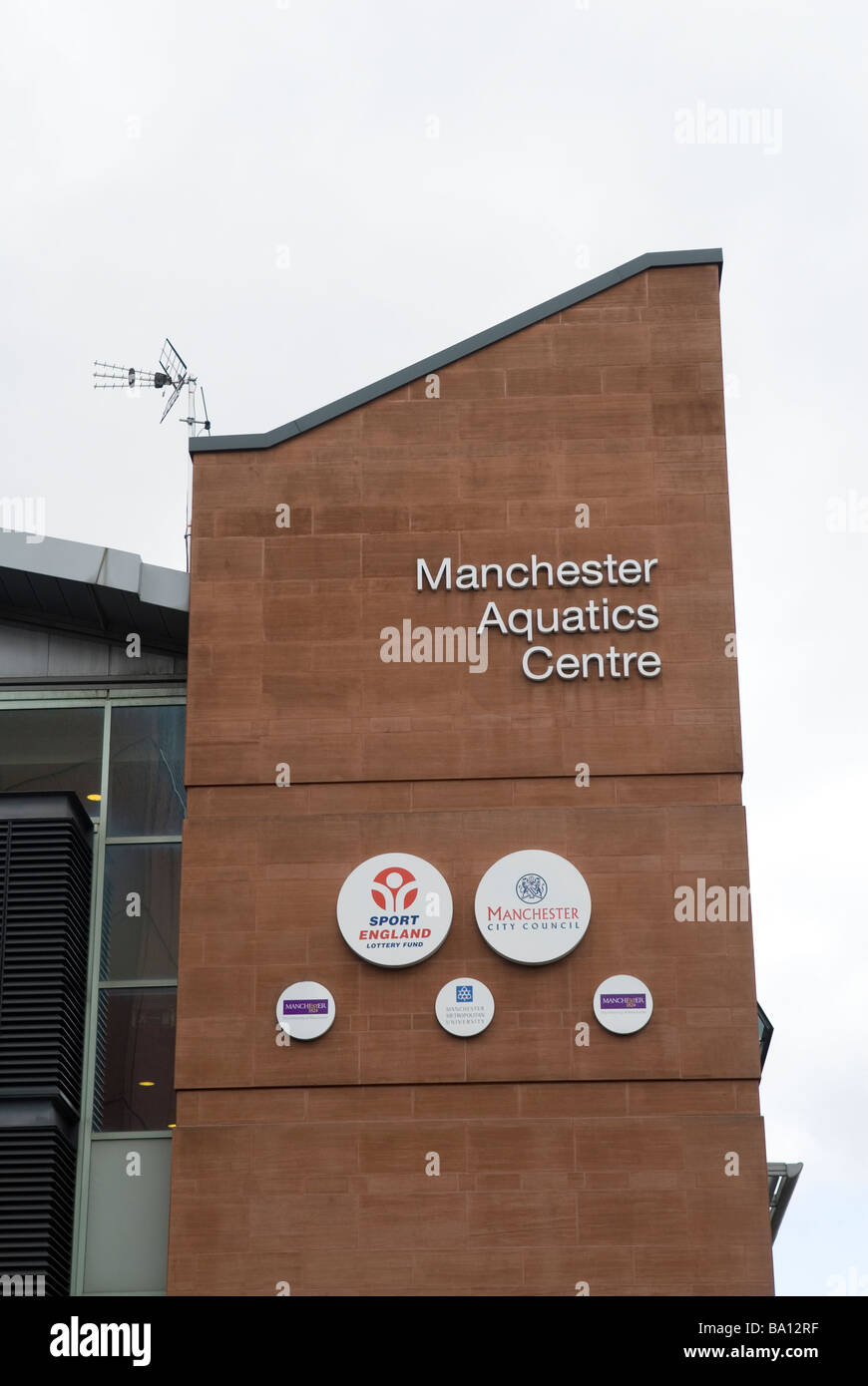Manchester Aquatics Centre Building UK Stock Photo