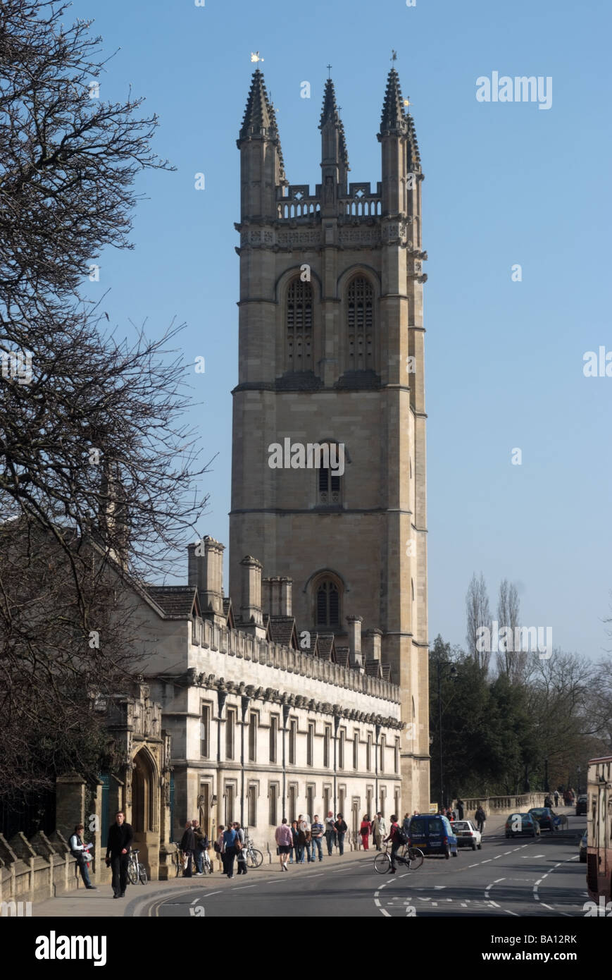 Magdalen tower, Oxford,UK Stock Photo