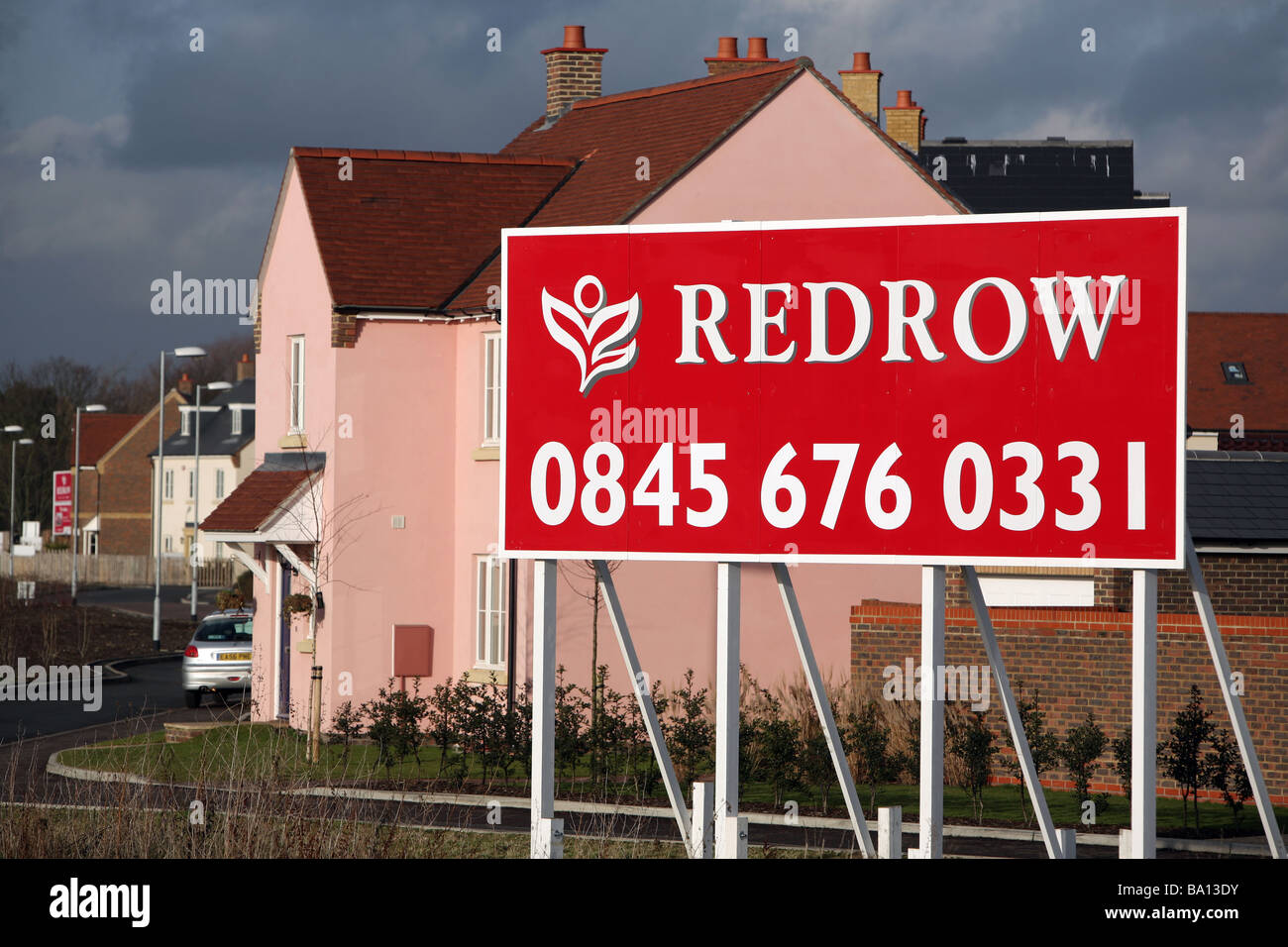 A Redrow Homes development in Heybridge Essex Stock Photo Alamy