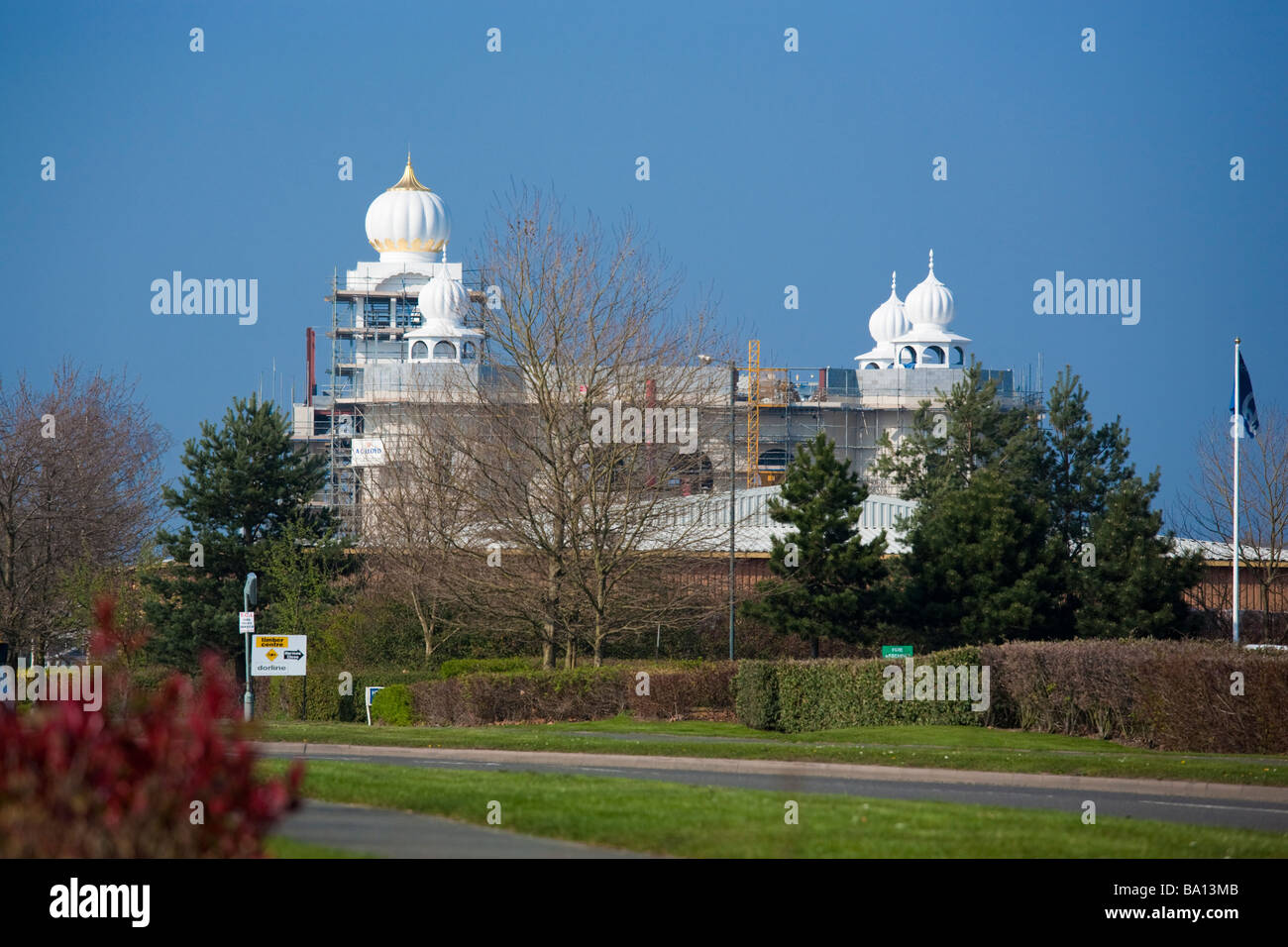 Construction of a new £7m Gurdwara Sahid Seikh temple in Leamington Spa