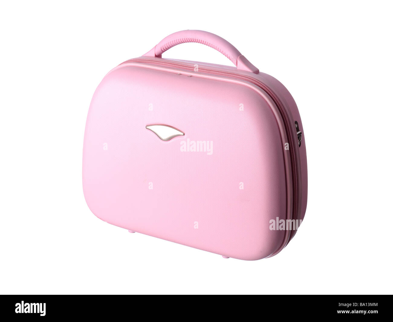 Pink vanity bag Stock Photo