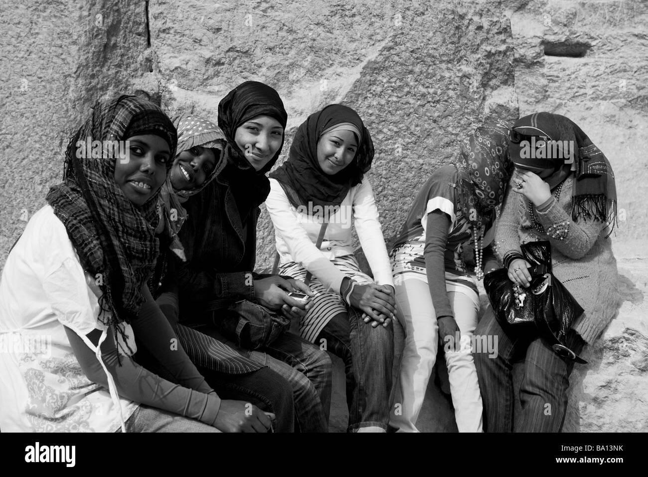 arabic girls Stock Photo