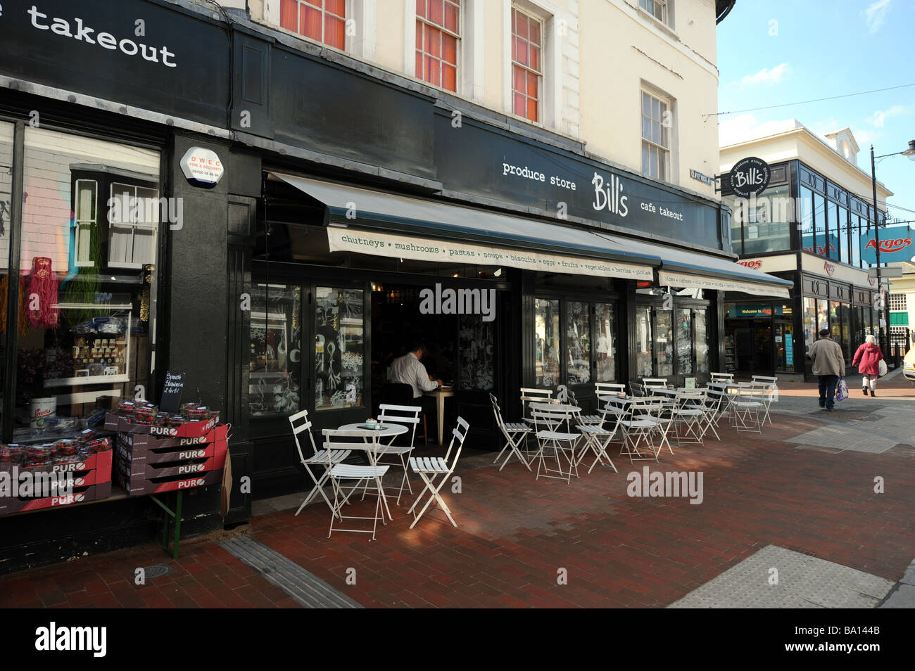 Bill s Cafe in Cliffe High Street Lewes East Sussex Stock Photo Alamy