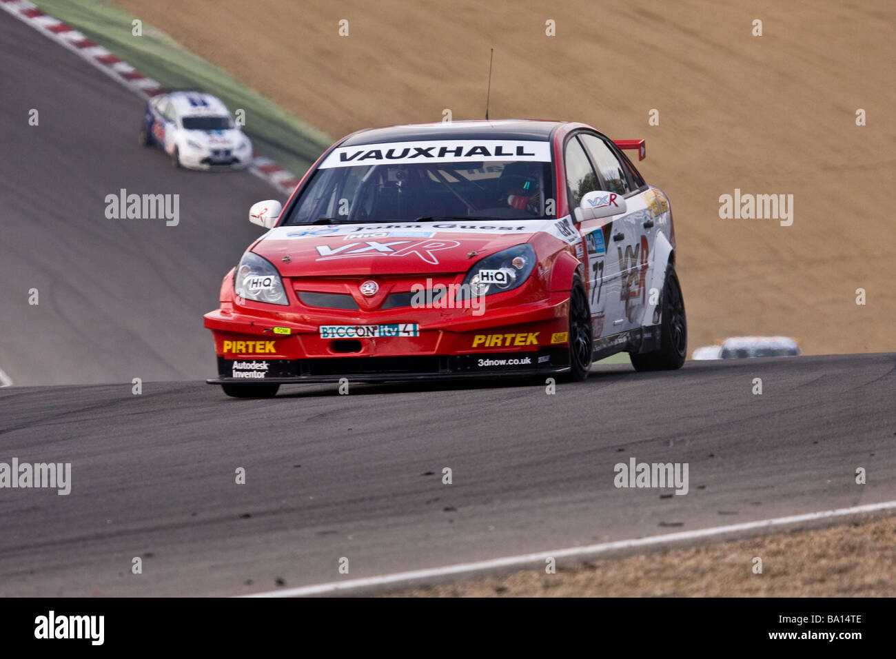 Andrew Jordon at druids bend in the Vauxhall Stock Photo