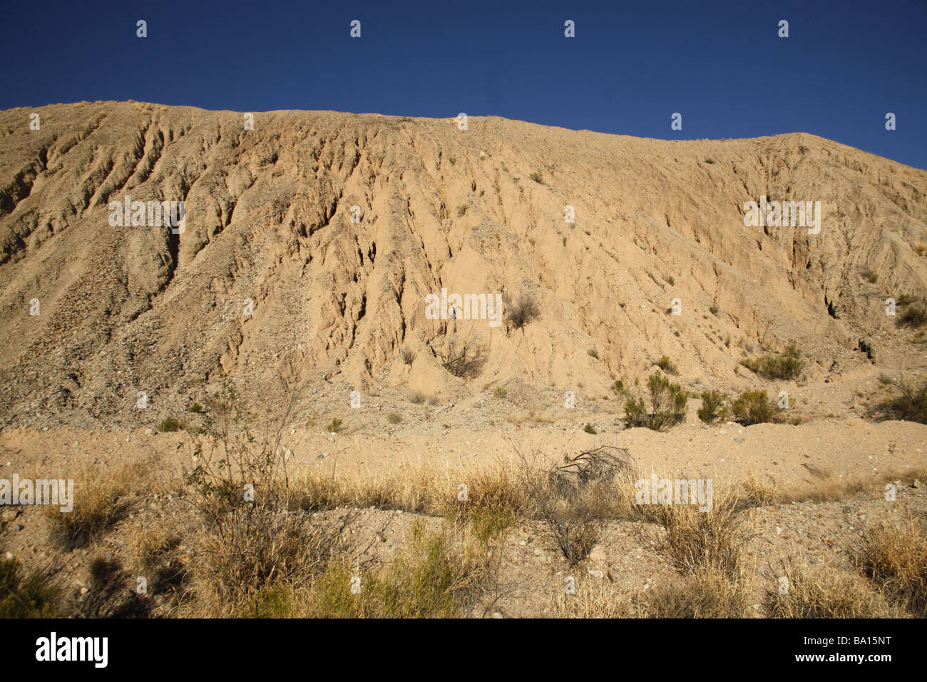 Slag heap from copper mine works Green Valley Arizona USA Stock Photo